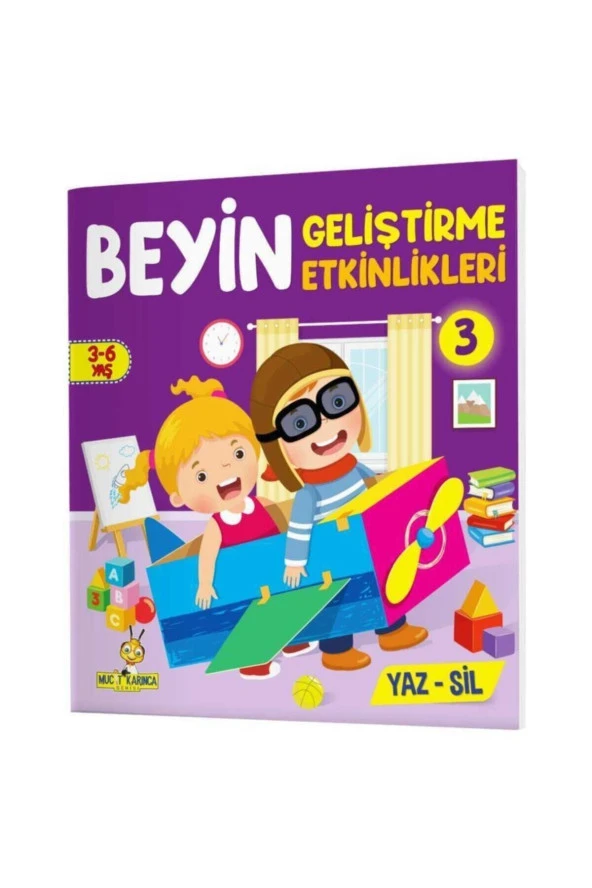 Mucit Karınca Yaz-sil-3 (3-6 YAŞ BEYİN GELİŞTİRME ETKİNLİKLERİ) - 4