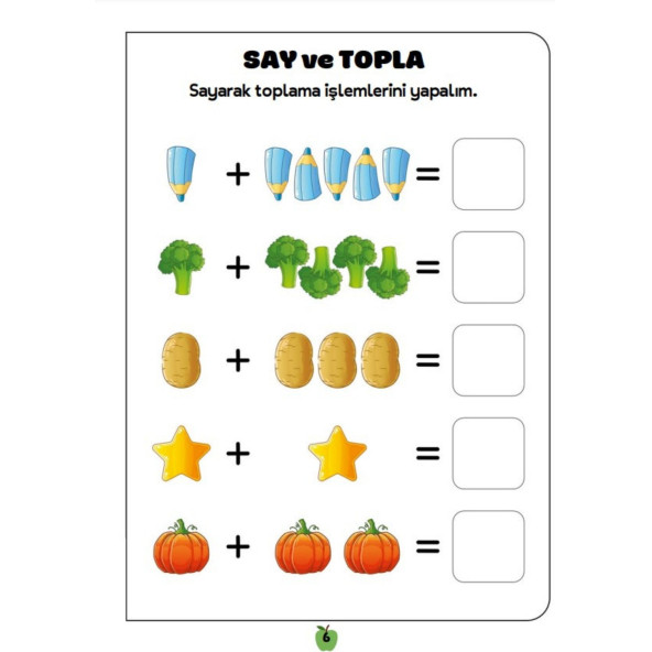 Okul Öncesi ve Birinci Sınıflar YAZ-SİL Matematik Öğren - Resim 3