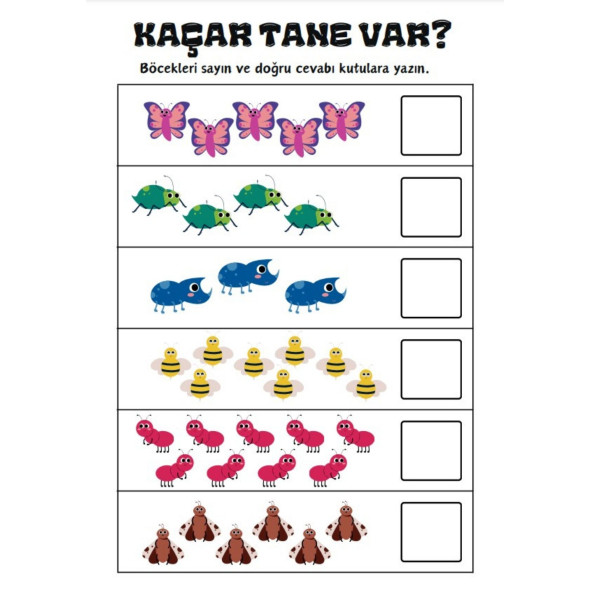 Okul Öncesi ve Birinci Sınıflar İLK YAZ-SİL Matematik Kitabım - 3