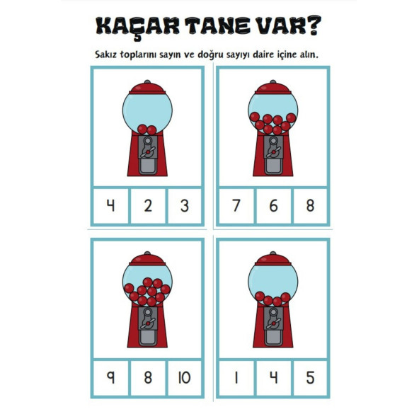 Okul Öncesi ve Birinci Sınıflar İLK YAZ-SİL Matematik Kitabım - 4