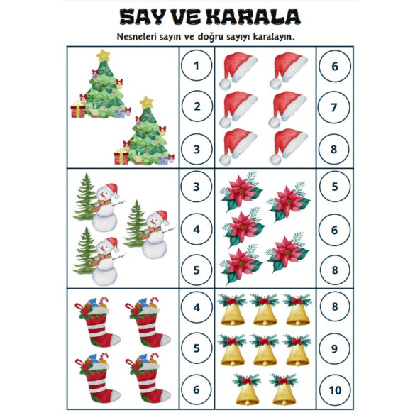Okul Öncesi ve Birinci Sınıflar İLK YAZ-SİL Matematik Kitabım - 5