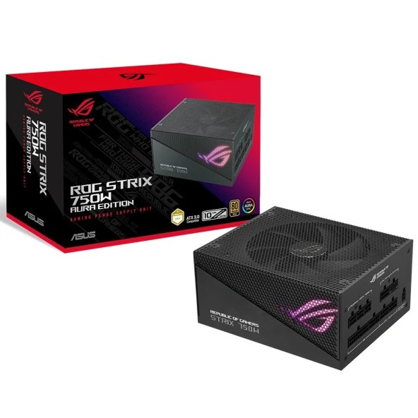 ASUS ROG-STRIX-750G Aura 80+Gold 750W Modüler  PCI-E 5.0 ATX 3.0 Güç Kaynağı