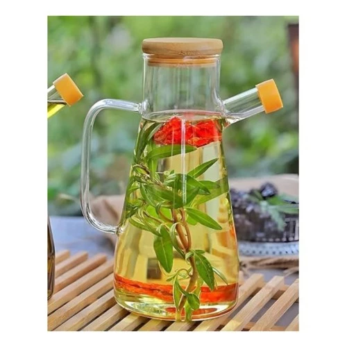 Borosilikat Cam 900 ml. Yağdanlık - Resim 5