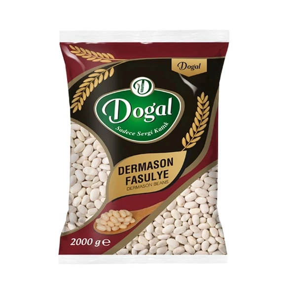 Doğal Kuru Fasulye 2  Kg Dermason