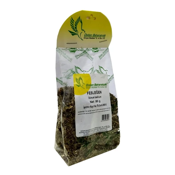 Doğan Baharatçılık Fesleğen Bitkisi Otu 50 Gr Paket Saf Doğal - Resim 3