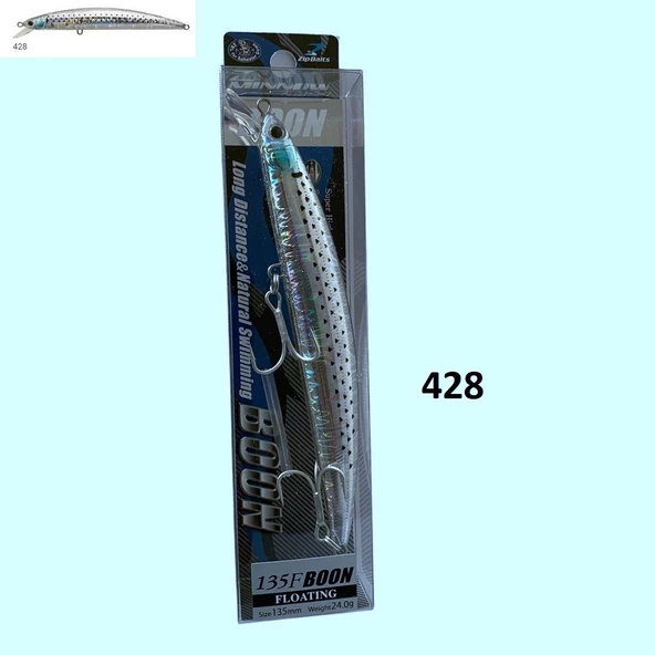 Zipbaits Minnow Boon 135F Rolling Wobbling 24gr Maket Yem - 2