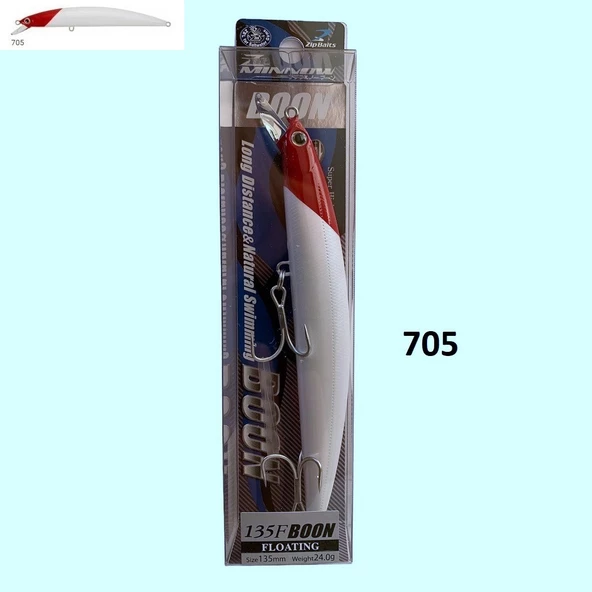 Zipbaits Minnow Boon 135F Rolling Wobbling 24gr Maket Yem - 10