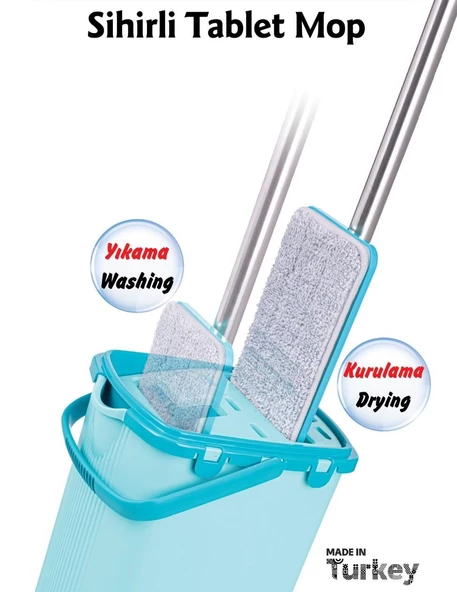 Flora F0394 Sihirli Tablet Mop Kova Seti Yeni Nesil Temizlik - 4