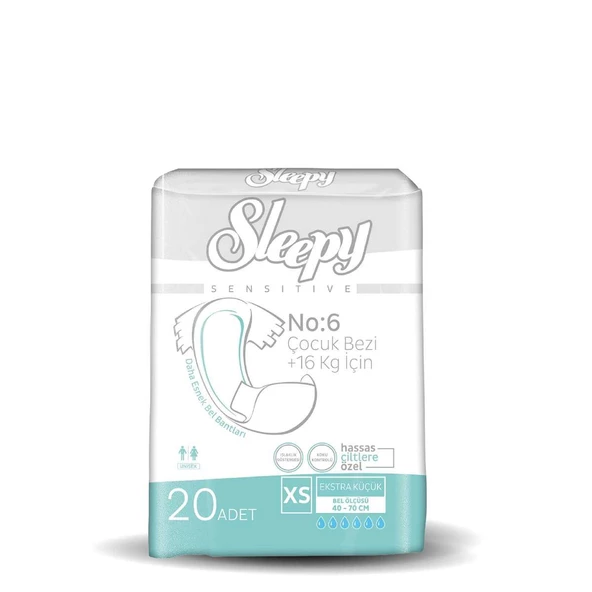 Sleepy X-Small Yetişkin Bezi 20 Adet