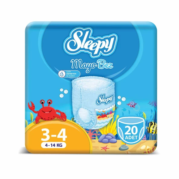 Sleepy Mayo Külot Bez 4 Beden Maxi 20 Adet 4-14 Kg