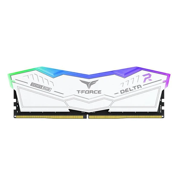 Team T-Force DELTA RGB White 32GB 2x16GB 7200Mhz DDR5 CL34 Gaming Ram (FF4D532G7200HC34ADC01)