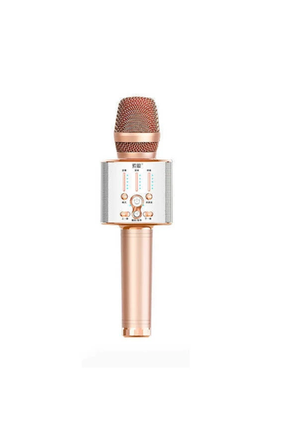Mc1 Karaoke Mikrofon & Bluetooth Hoparlör Ses Kaydı Tiz Bass Ses Yankı Ayarları