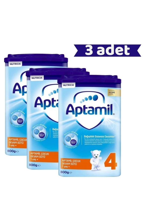 Aptamil 4 Devam Sütü 800 Gr X3