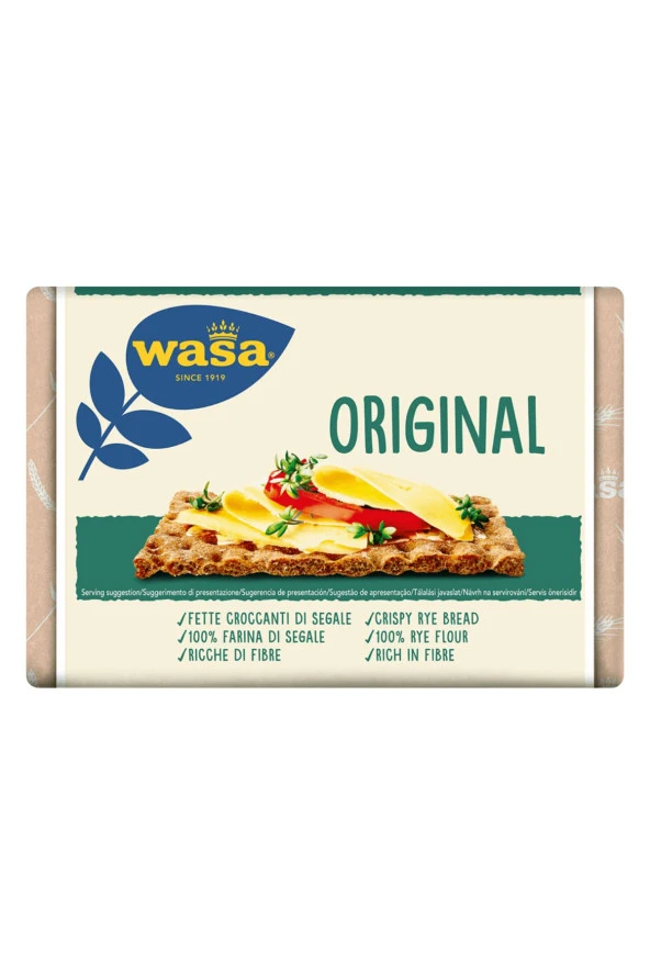 Wasa Sade Gevrek Ekmek Crispbread Original 275 gr