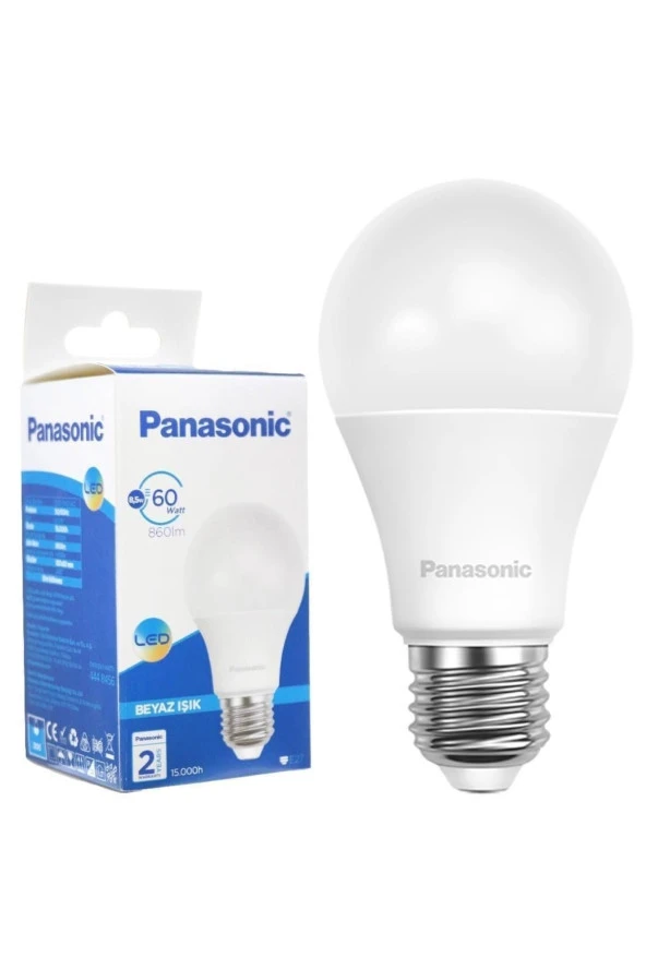 Panasonic Led Ampul 8,5 Watt Beyaz Renk E27 Duy