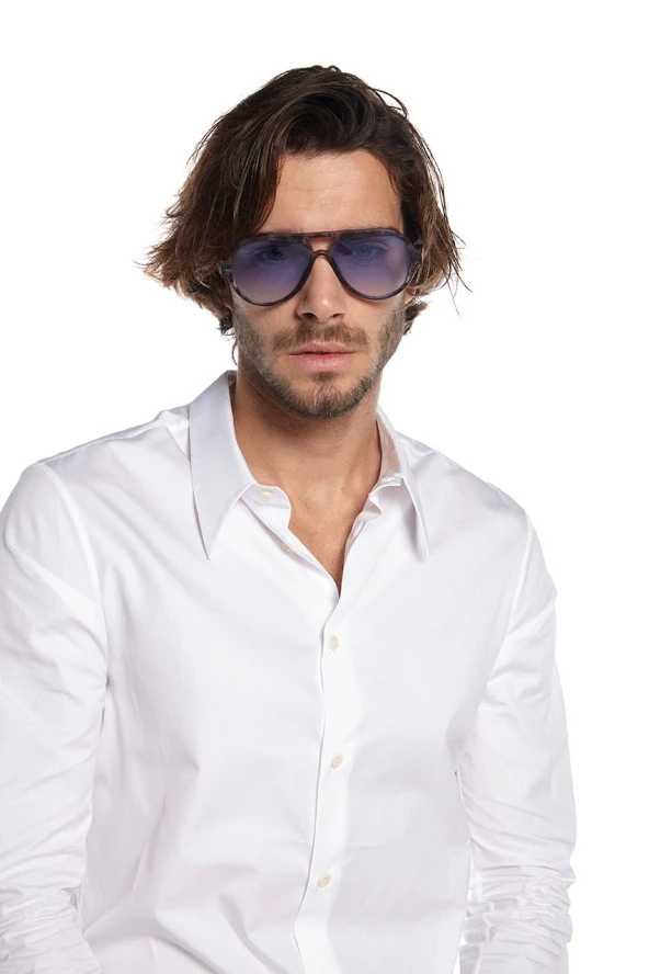 Okkia Alessio Unisex Güneş Gözlüğü Fjord Havana - Resim 5