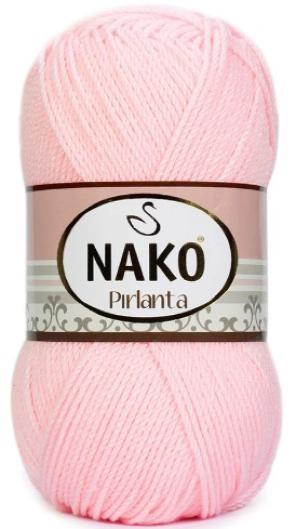 Nako Pırlanta Örgü İpi 4531 Sindirella Pembe