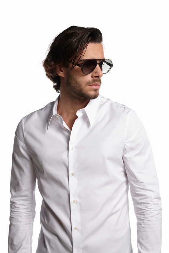 Okkia Alessio Unisex Güneş Gözlüğü Kale Havana - Resim 6