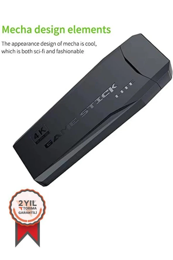 Torima GC-05  Siyah 2.4g Çift Kablosuz Atari  Denetleyici Video Oyun Konsolu - 4