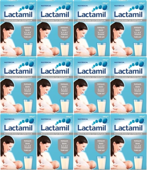 Nutrıcıa Lactamil 200GR (Emziren Anneler İçin Sütlü İçeçek) (12 Li Set)