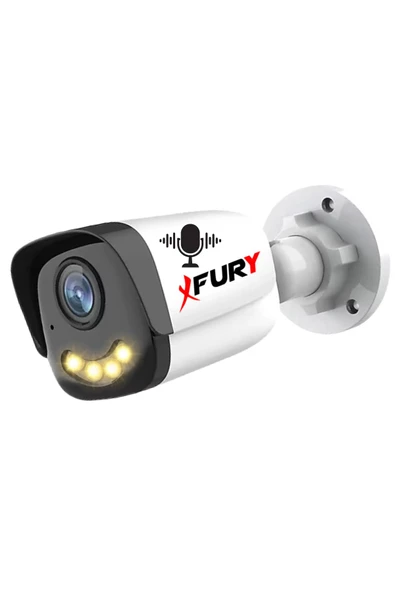 FURY 4 Lü Sesli Güvenlik Kamerası 5590S 5 Mp Lens Gece Renkli Full Hd Kamera Sistemi 320GB - 3