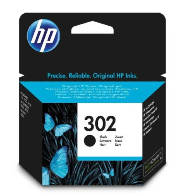 Hp F6U66AE (302) Siyah Orjinal Kartuş