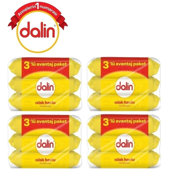 Dalin Islak Havlu Mendil Klasik 56 Yaprak 12 Li Set (672 Yaprak) ürün görseli