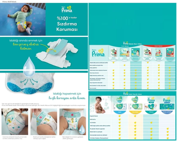 Prima Bebek Bezi Beden:7 (15+Kg) XX Large 204 Adet Süper Ekonomik Mega Pk - 3