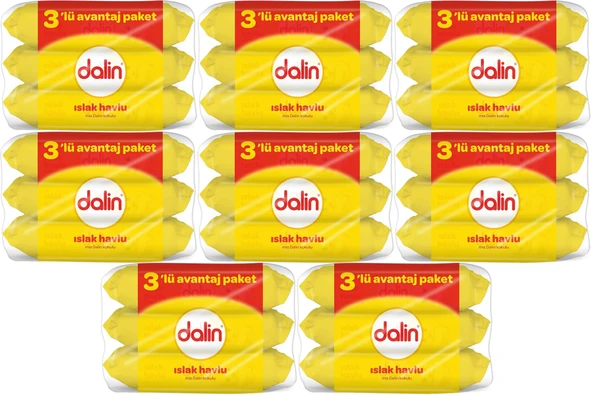Dalin Islak Havlu Mendil Klasik 56 Yaprak 24 Lü Set (1344 Yaprak) - 1