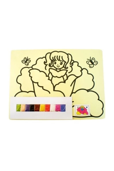 Kum Boyama Seti 5 Adet Birden A4 Boyut - 2