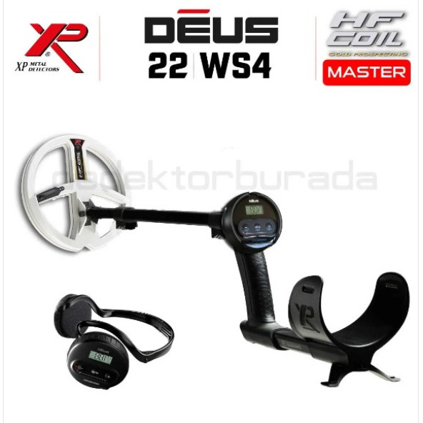XP Deus Dedektör - 22,5cm HF Başlık, WS4 Master