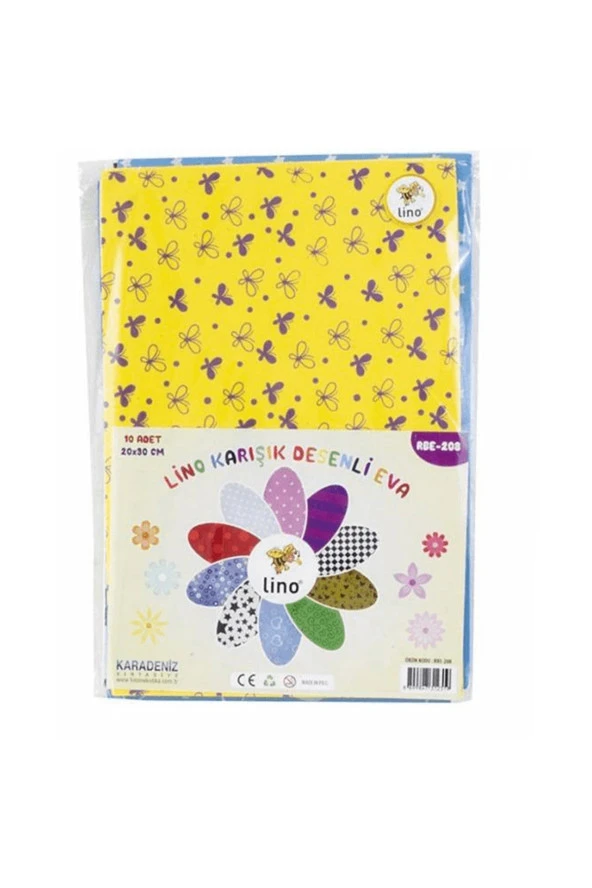 10'lu Karışık Desenli Eva