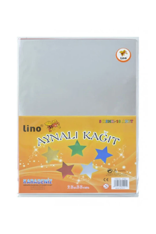 Aynalı (metalik) Karton 10`lu 23x33 Cm