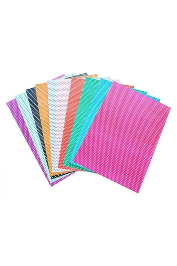 Nokta Desenli Fotokarton 10'lu 23x33 Cm