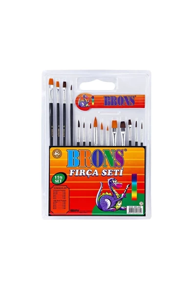 BROSN BR-249 RESİM FIRÇASI 15 Lİ