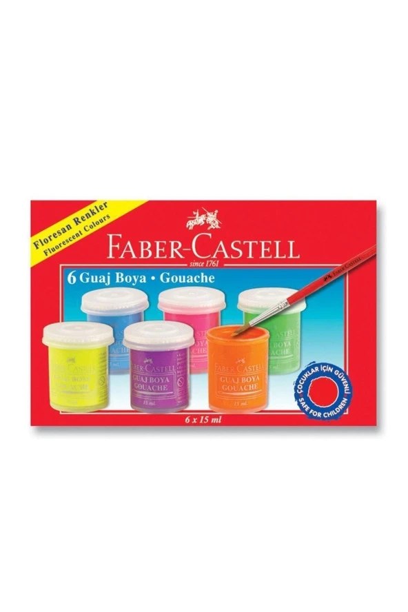 Faber Floresan Guaj Boya 6 Renk 160403 /