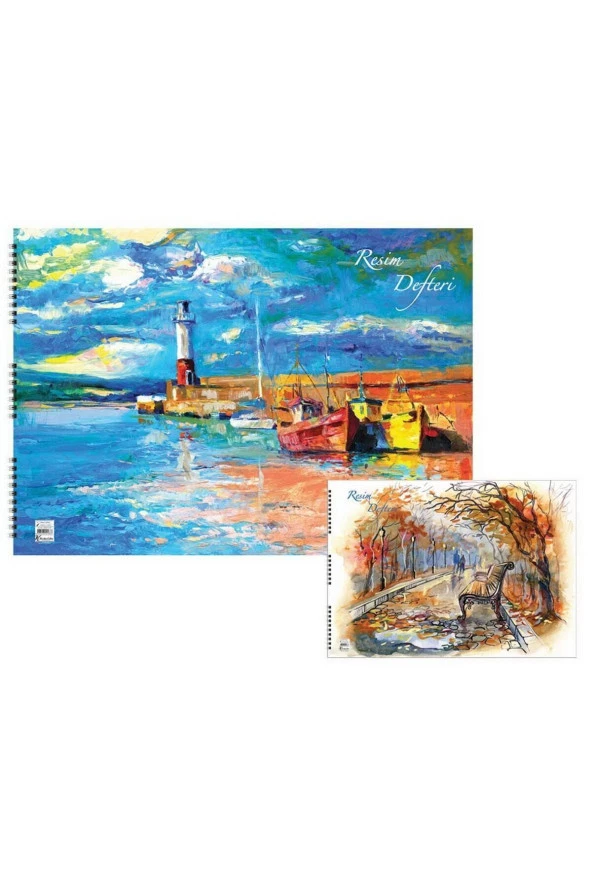Basic 35x50 15 Yaprak Spiralli Resim Defteri (304215-99)