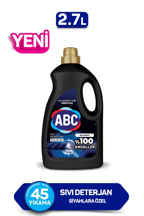 ABC Siyahlara Özel Sıvı Deterjan 2.7 lt