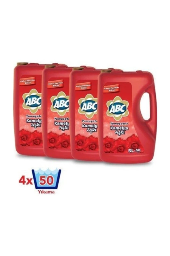 ABC Yumuşatıcı Kamelya Aşkı 5 Lt 4 Adet