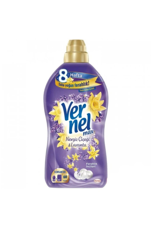 Vernel Max 1440 ml Nergiz Çiçeği Lavanta 12'li