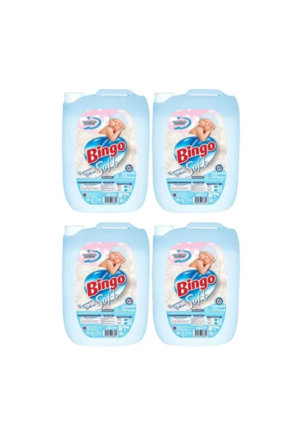 Bingo Soft Yumuşatıcı 5l Kuzumun Kokusu 4 Adet