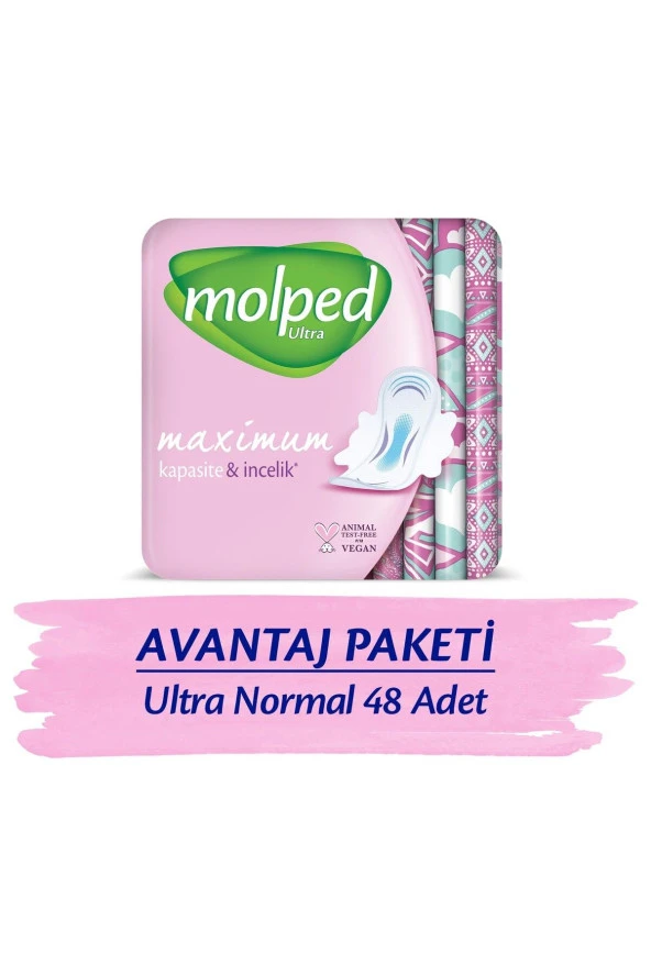Molped Ultra Hijyenik Ped Normal Avantaj Paketi 48 Adet