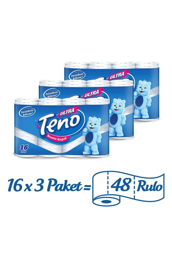 Teno Ultra Tuvalet Kağıdı - 48 Rulo - 2