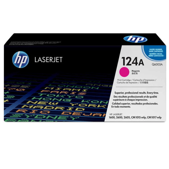 Hp Q6003A (124A) Kırmızı Orjinal Toner