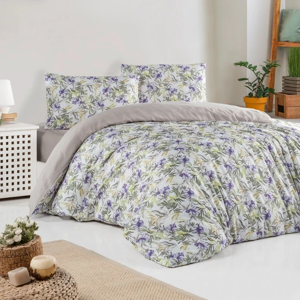 Aryıldız Home Exclusive Saten Nevresim Çift Kişilik Tropical ürün görseli 1