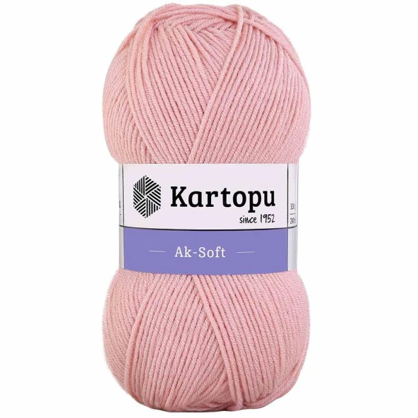 Kartopu Ak-soft El Örgü İpi 258 Pudra