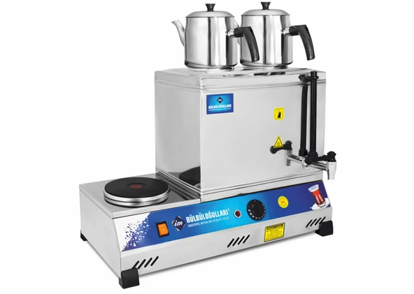 Bülbüloğulları 25lik Kaynaklı Elektrikli Pleytli Çay Kazanı ürün görseli