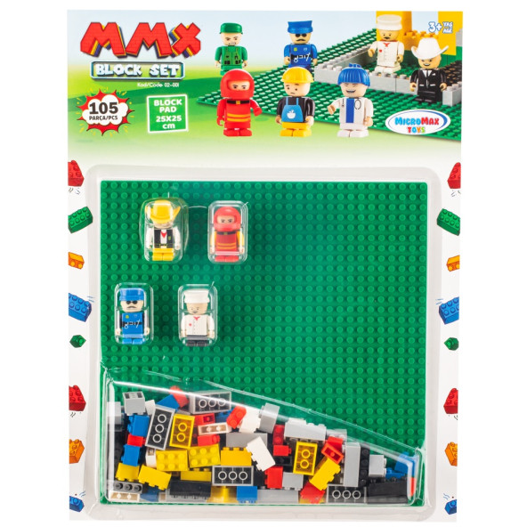MMX LEGO UYUMLU BLOK SET MİNİ FİGÜR (105 PARÇA) - 2