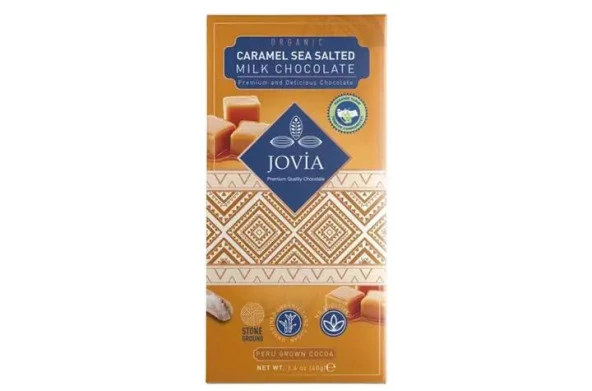 Organik Sütlü Çikolata Karamel & Deniz Tuzlu (40gr)