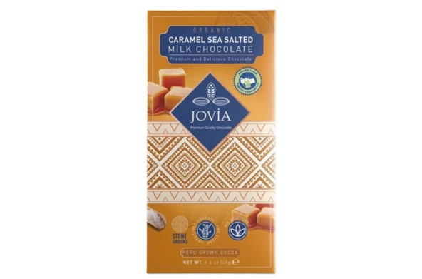 Organik Sütlü Çikolata Karamel & Deniz Tuzlu (40gr) - 2